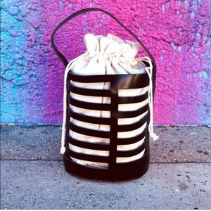 Pink Haley Bucket Bag